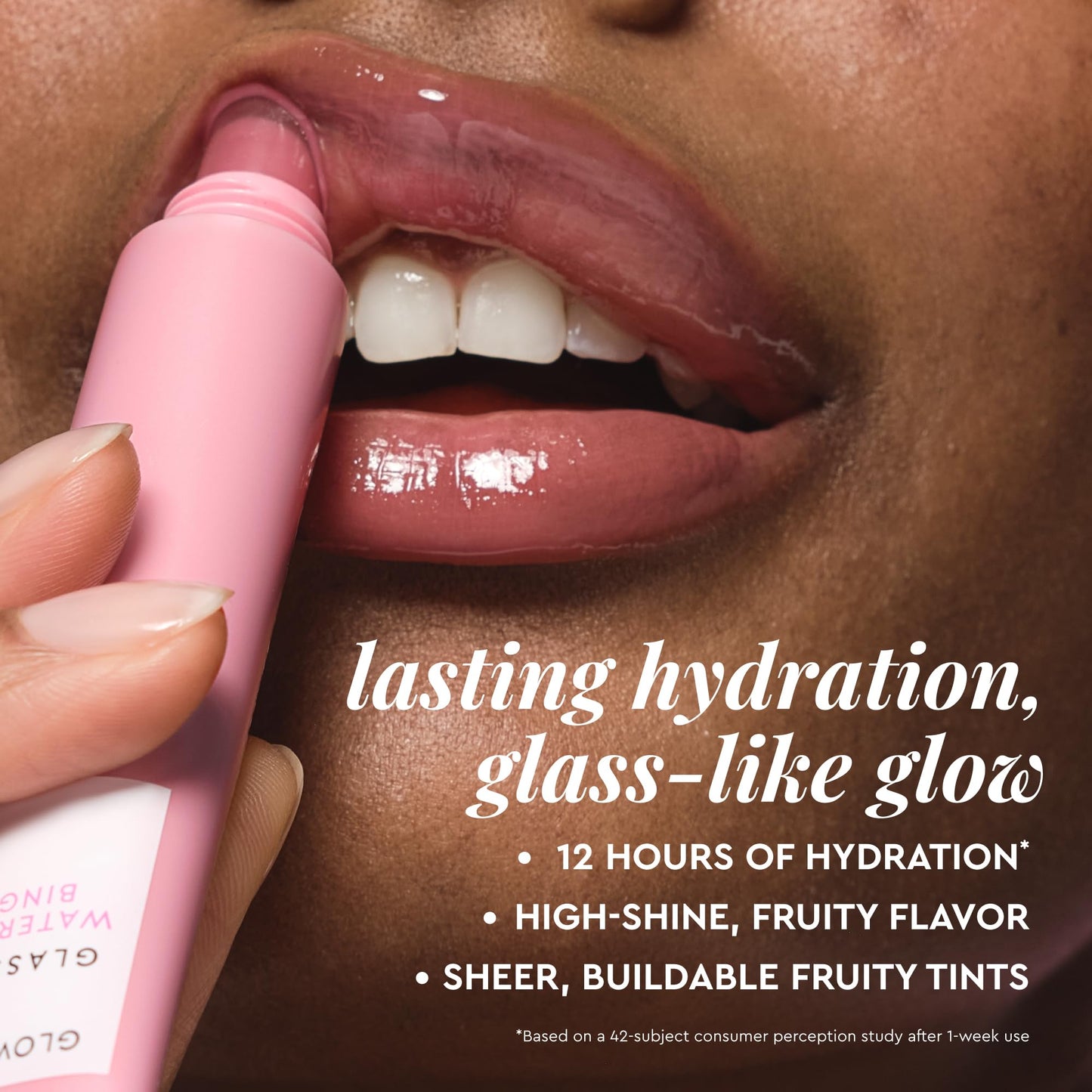 Glow Recipe Glass Balm Lip Treatment - 12Hr Hydrating Lip Balm & Moisturizer with Hyaluronic Acid to Smooth