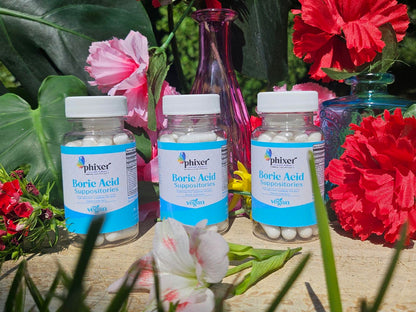 Phixer pH Balance - Vaginal Boric Acid Suppositories for Women - 20 Suppositories 600MG Each for Chronic Yeast Infections and Vaginal Odor - Vaginal Use Only - Made in USA Phixer pH BalanceBuy Supplements Australia