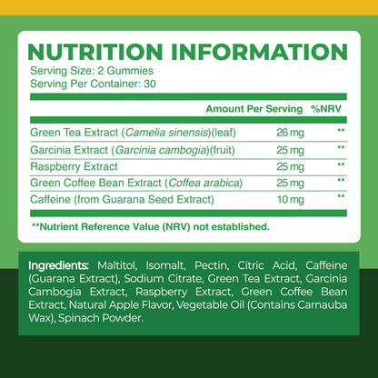 Nobi Nutrition Green Tea Fat Burner Gummies for Weight Loss | Metabolism Boost Nobi NutritionBuy Supplements Australia
