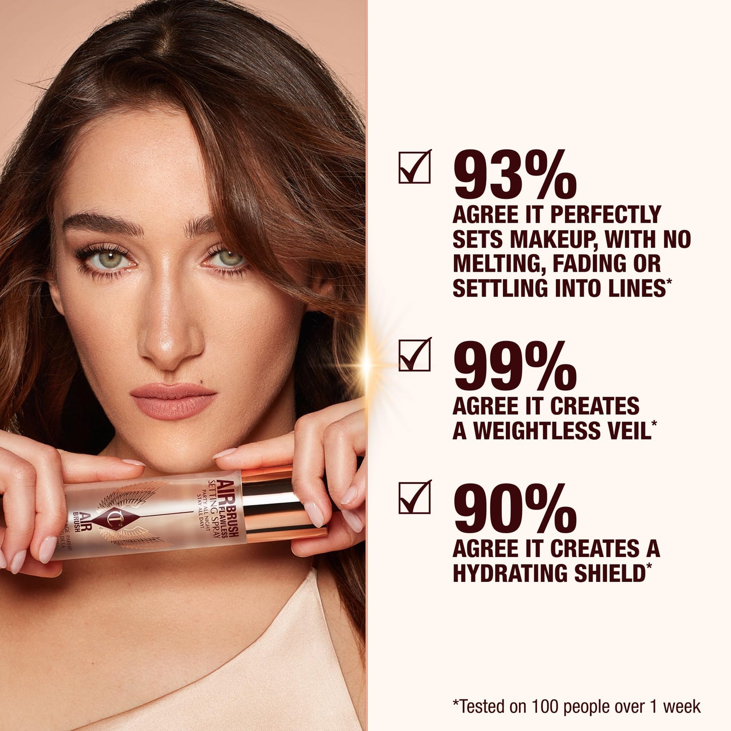 Charlotte Tilbury Airbrush Flawless Setting Spray - Ultra-Fine Hydrating Mist to Prime