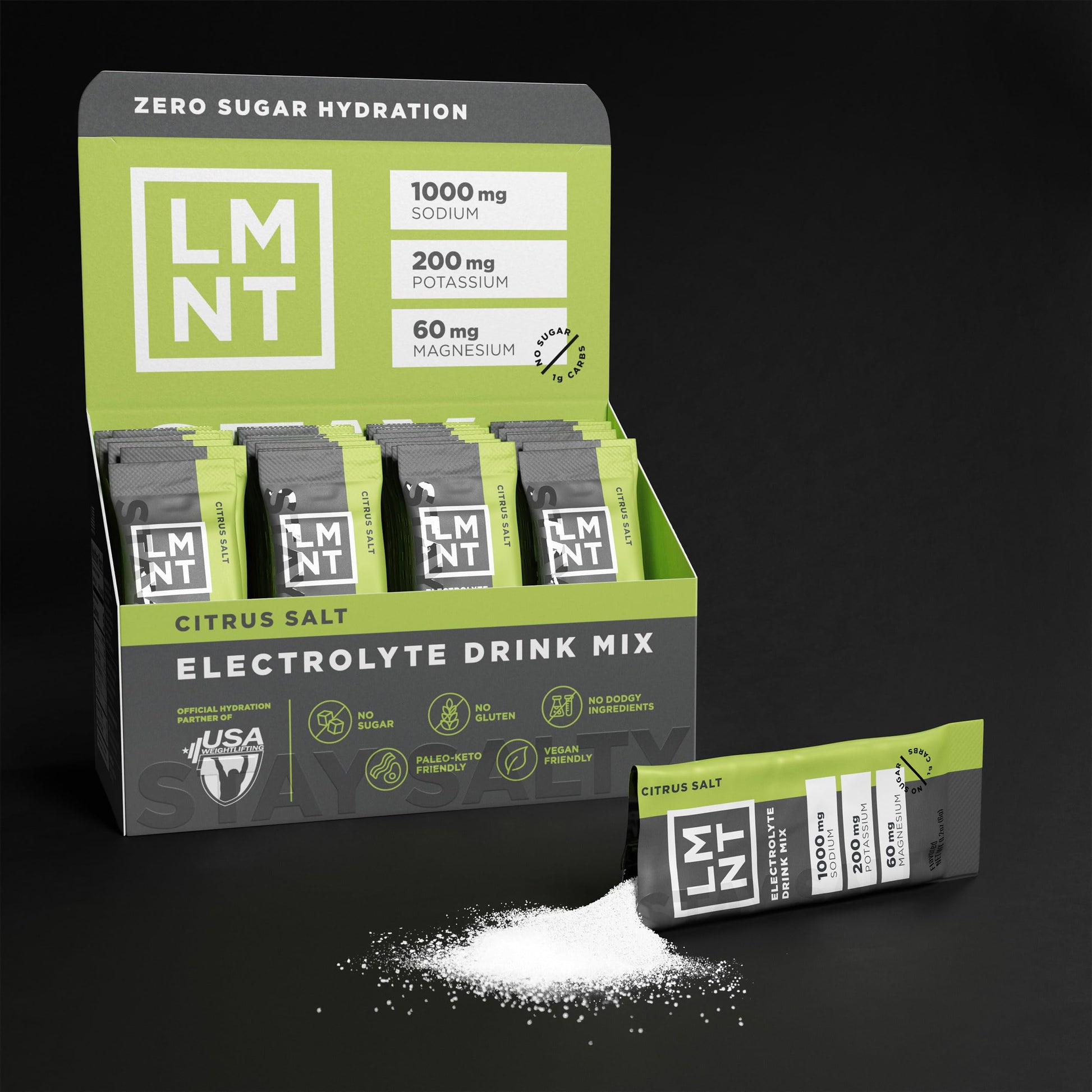 LMNT Zero Sugar Electrolytes - Citrus Salt | Drink Mix | 30-Count Drink LMNTBuy Supplements Australia