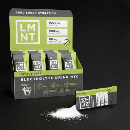 LMNT Zero Sugar Electrolytes - Citrus Salt | Drink Mix | 30-Count Drink LMNTBuy Supplements Australia