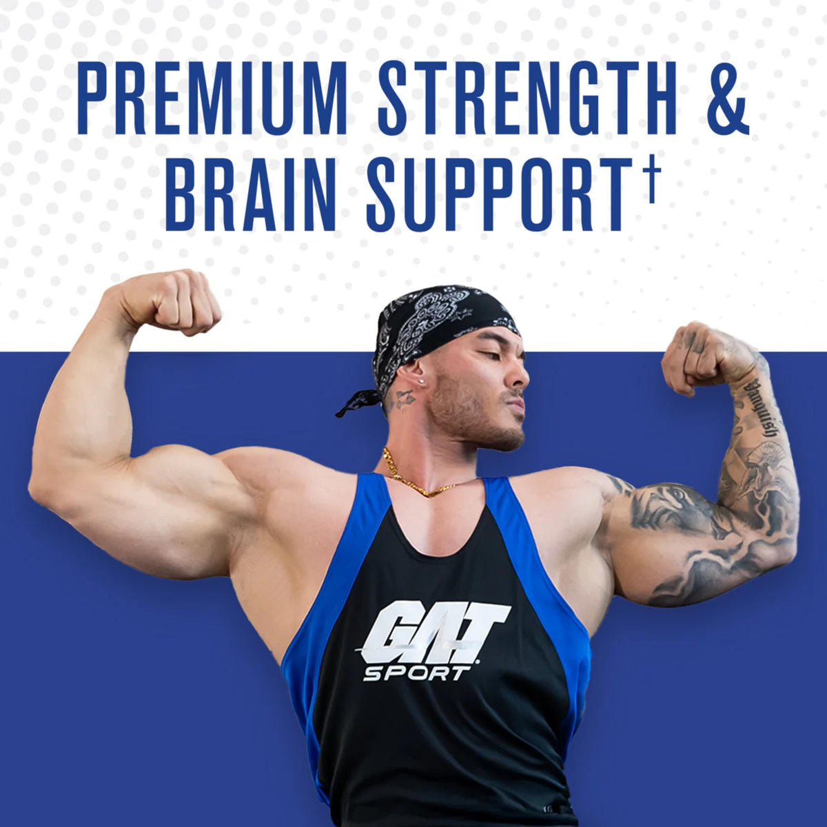 GAT SPORT Pro Creatine Capsules, Strengh, Wellness, Brain Health, Enhanced Absorption, 5 Grams, 150 Veggie Capsules GAT SPORTBuy Supplements Australia
