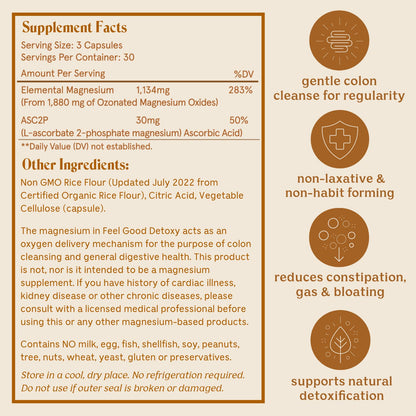 Solluna by Kimberly Snyder Oxygenated Magnesium Colon Cleanse with Asc2P — Gentle Detoxification and Bloating Relief — Fast Acting, Non-Laxative Detox for Digestive Health (90CT) Vegan & Non-GMO Solluna by Kimberly SnyderBuy Supplements Australia