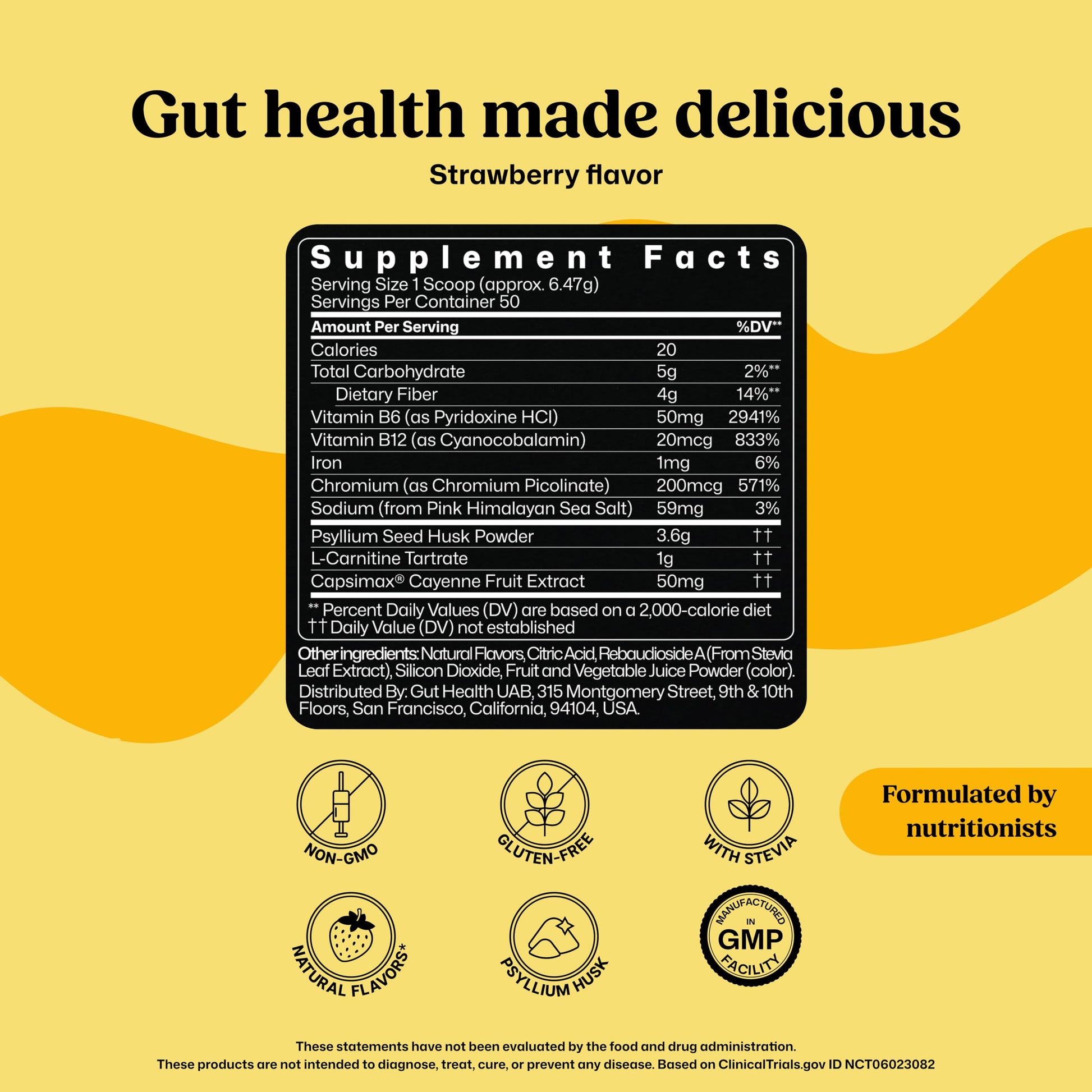 ColonBroom Premium Weight Management Supplement (Strawberry) - Colon Broom Psyllium Husk Fiber Powder Drink - Gluten Free, Non-GMO Colon Cleanse for Bloating Relief & Gut Health, 200 Servings ColonBroomBuy Supplements Australia