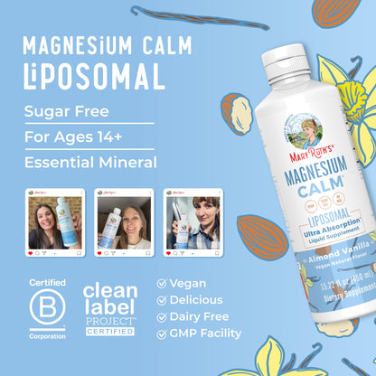 MaryRuth Organics Magnesium Liposomal| Magnesium Supplement | Magnesium Bisglycinate | Muscle & Bone Support | Mood Support Vitamin | Vegan | Non-GMO | Gluten Free | 15.22 Fl Oz | 30 Servings MARYRUTH'SBuy Supplements Australia