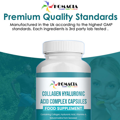 Homacia’s Collagen Capsules | Marine Collagen with Hyaluronic Acid | Pure Collagen Supplements for Women HOMACIA Quality That You loveBuy Supplements Australia