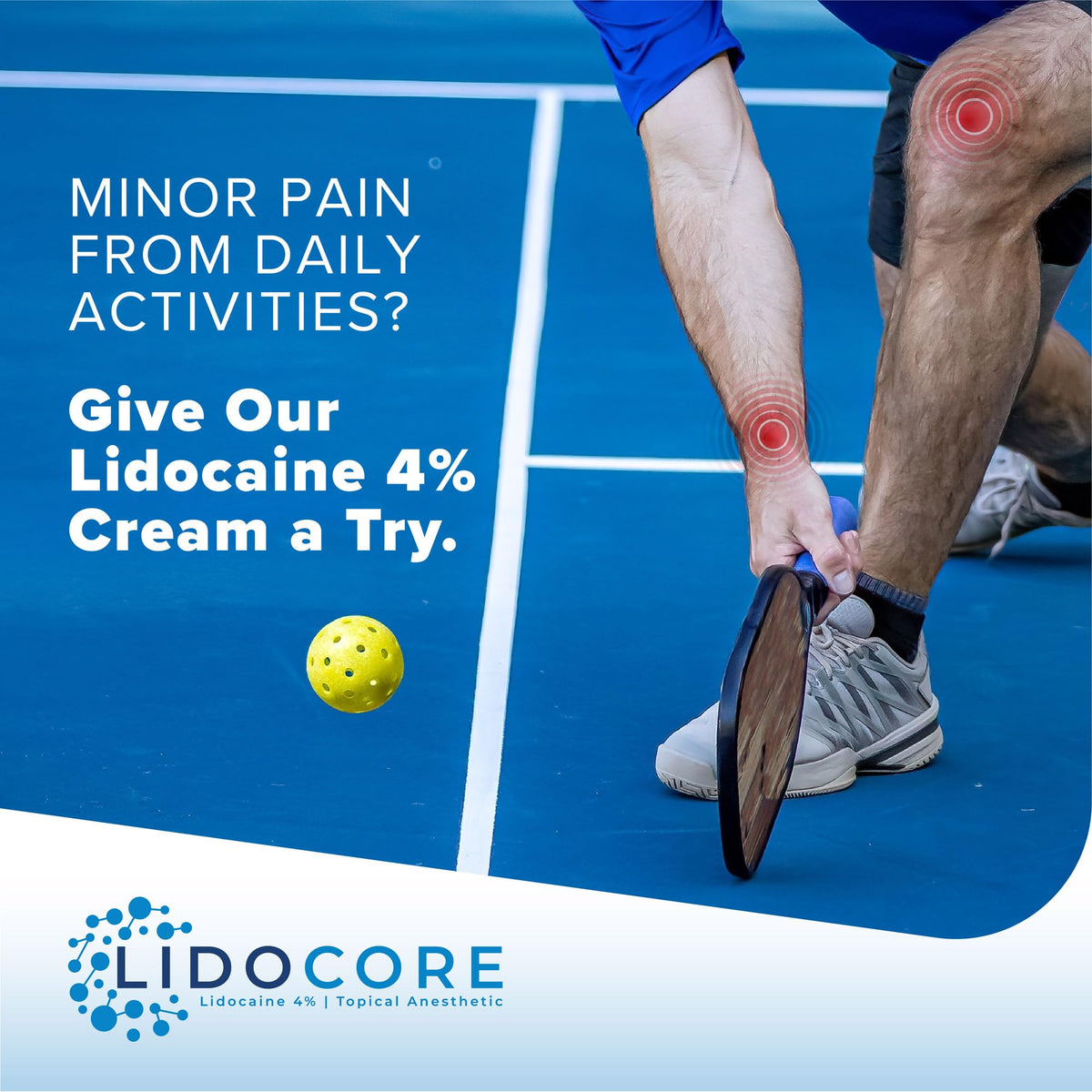 Lidocore Pain Relief Cream with 4% Lidocaine | Maximum Strength OTC | Safe & Compliant formula | Minor cuts, scrapes, insect bites, cold sores | Non-Greasy, Odor-free, Fragrance-Free | 2.7 oz (76.5 g) LidocoreBuy Supplements Australia