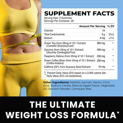 Morning Fat Burner Gummies for Weight Loss for Women & Men | Thermogenic Belly Nobi NutritionBuy Supplements Australia