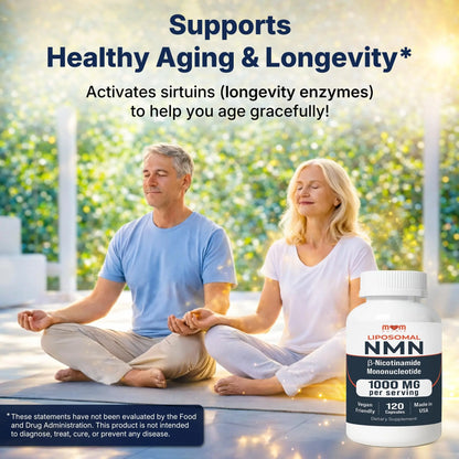 NMN Supplement 1000 mg Pure Nicotinamide Mononucleotide - NAD Precursor for Energy, Cellular Renewal & Longevity Support - Mitochondrial Support 120 Capsules - Vegan, Non GMO, Gluten Free MOM NUTRIXBuy Supplements Australia