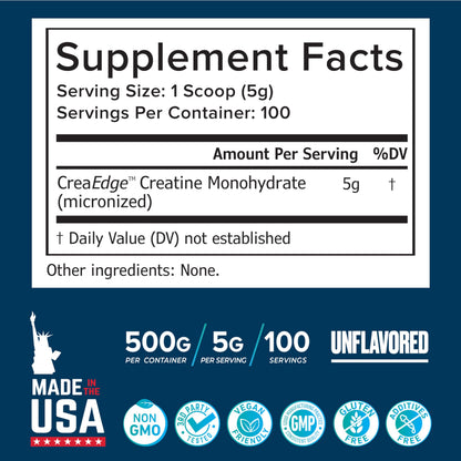 Creatine Monohydrate Powder 500g – Supports Muscle Growth, Strength & Cognitive Function*, 5g per Serv - 100 Servings, Pure Micronized Creatine for Enhanced Performance, Unflavored, 17.9 oz SCHIFFER HEALTHBuy Supplements Australia
