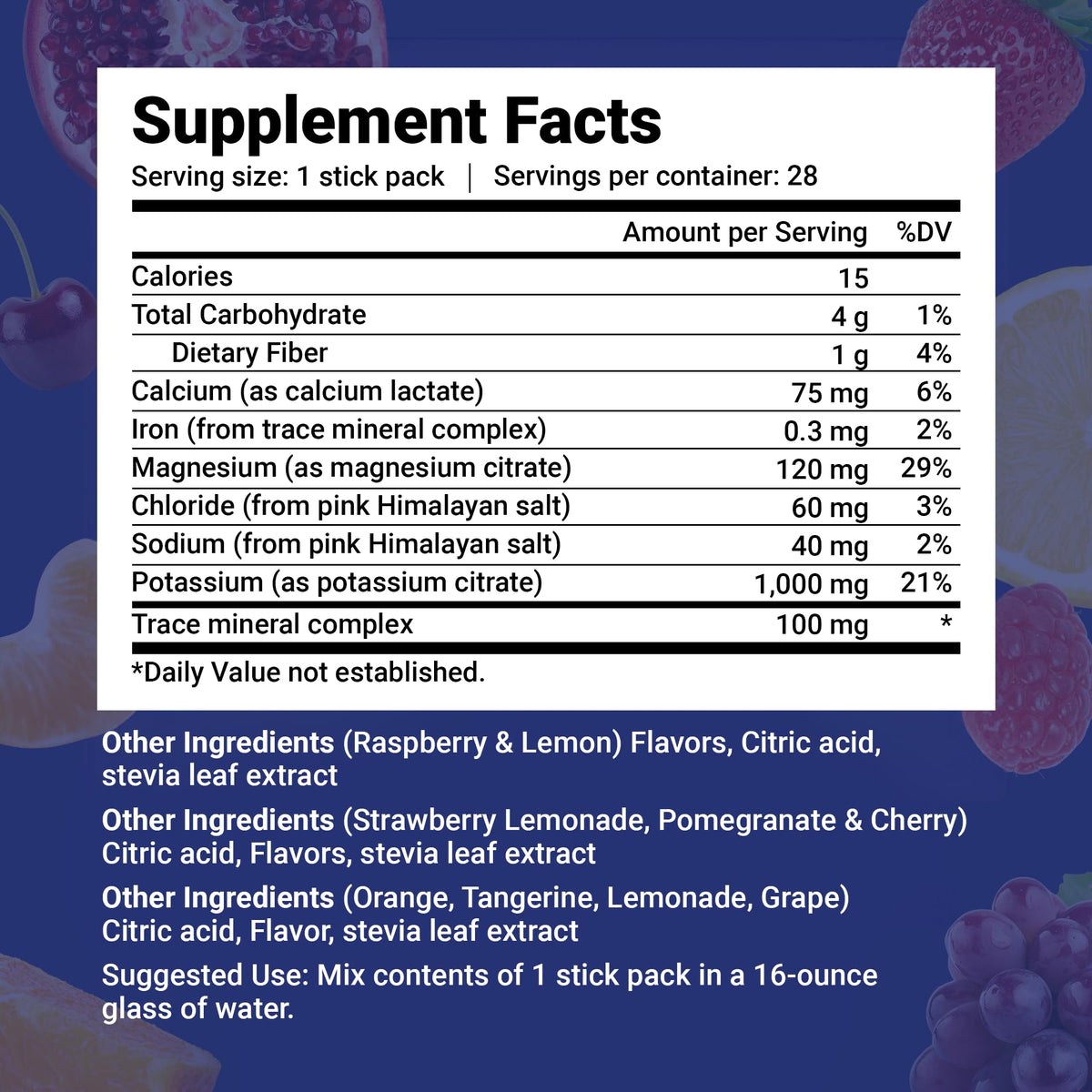 Dr. Berg's Electrolytes Powder Packets - Travel Size Hydration Electrolyte Drink Mix Dr. Berg NutritionalsBuy Supplements Australia