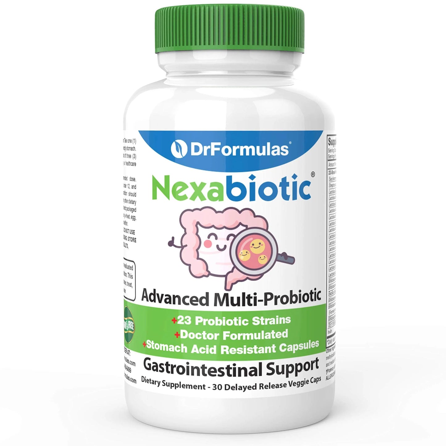DrFormulas Nexabiotic 23 Multi Probiotic for Women and Men - Dr. formulated with Lactobacillus Acidophilus, Bifidobacterium Infantis, Saccharomyces Boulardii, 17.25 Billion CFUs DrFormulasBuy Supplements Australia