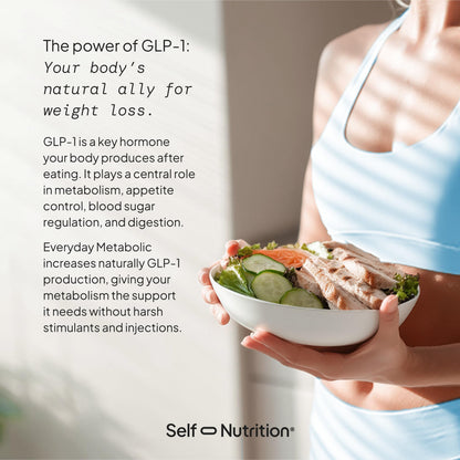 SELF NUTRITION Natural Supplement for Women – Third-Party Tested - Metabolism & Appetite Support with Berberine, Green Tea, Cinnamon & Resveratrol