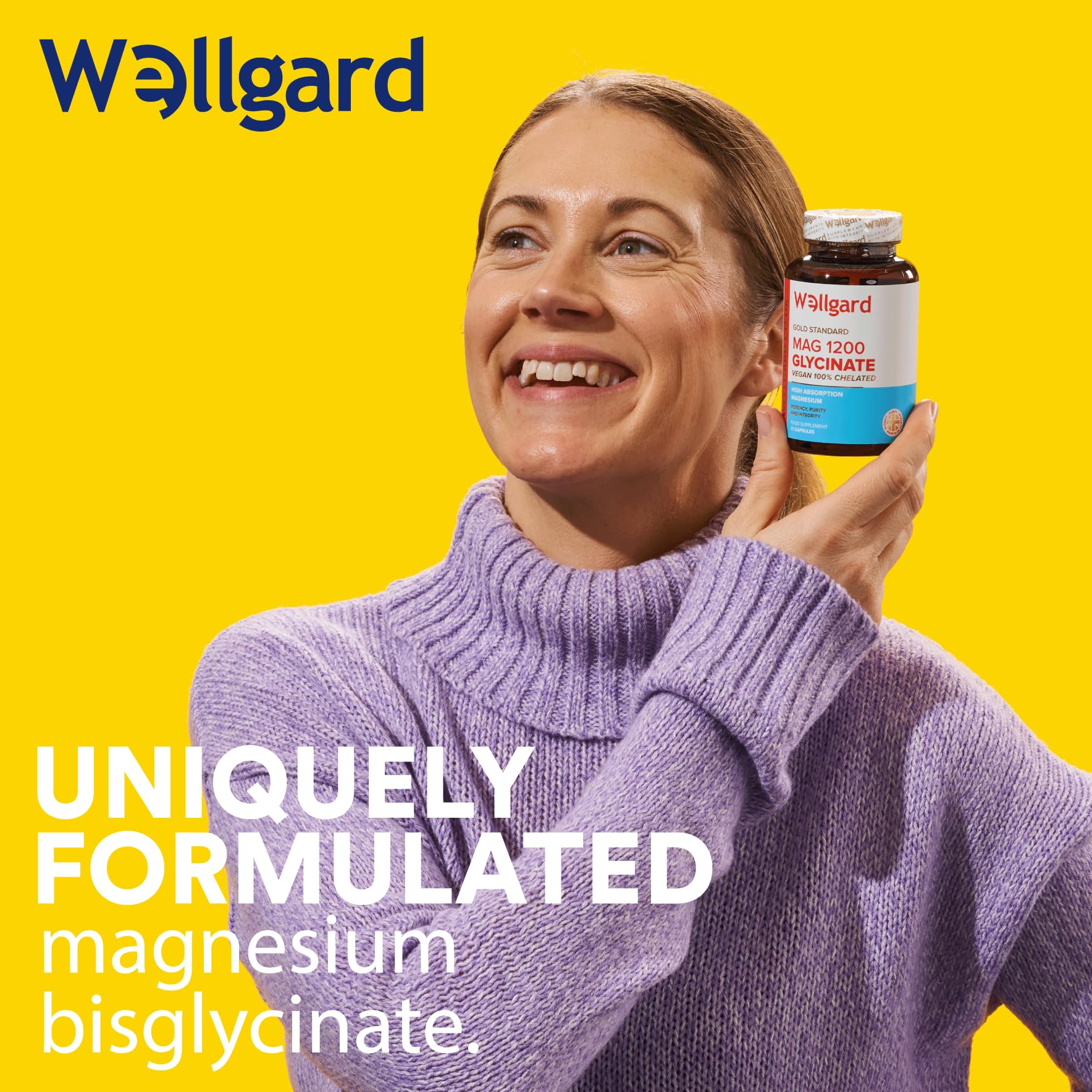 Wellgard Magnesium Glycinate, Mag 1200, High Strength Magnesium Bisglycinate WellgardBuy Supplements Australia