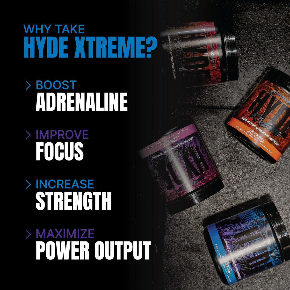 PROSUPPS Mr. Hyde Xtreme Pre-Workout Powder Energy Drink - Intense Sustained Energy PROSUPPSBuy Supplements Australia
