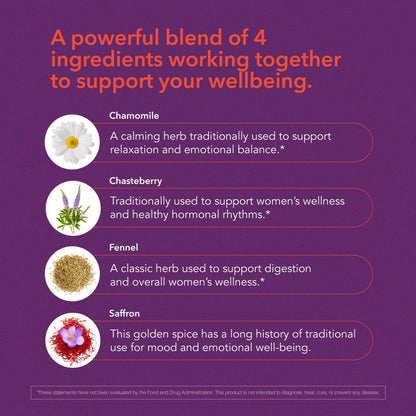Bioligent Menopause Support Supplement for Women, Hot Flash, Sleep, Mood & Focus Support, Hormone-Free with Maca, Ginseng, Chamomile & Saffron, Non-GMO, 60 Capsules, 30 Day Supply BIOLIGENTBuy Supplements Australia