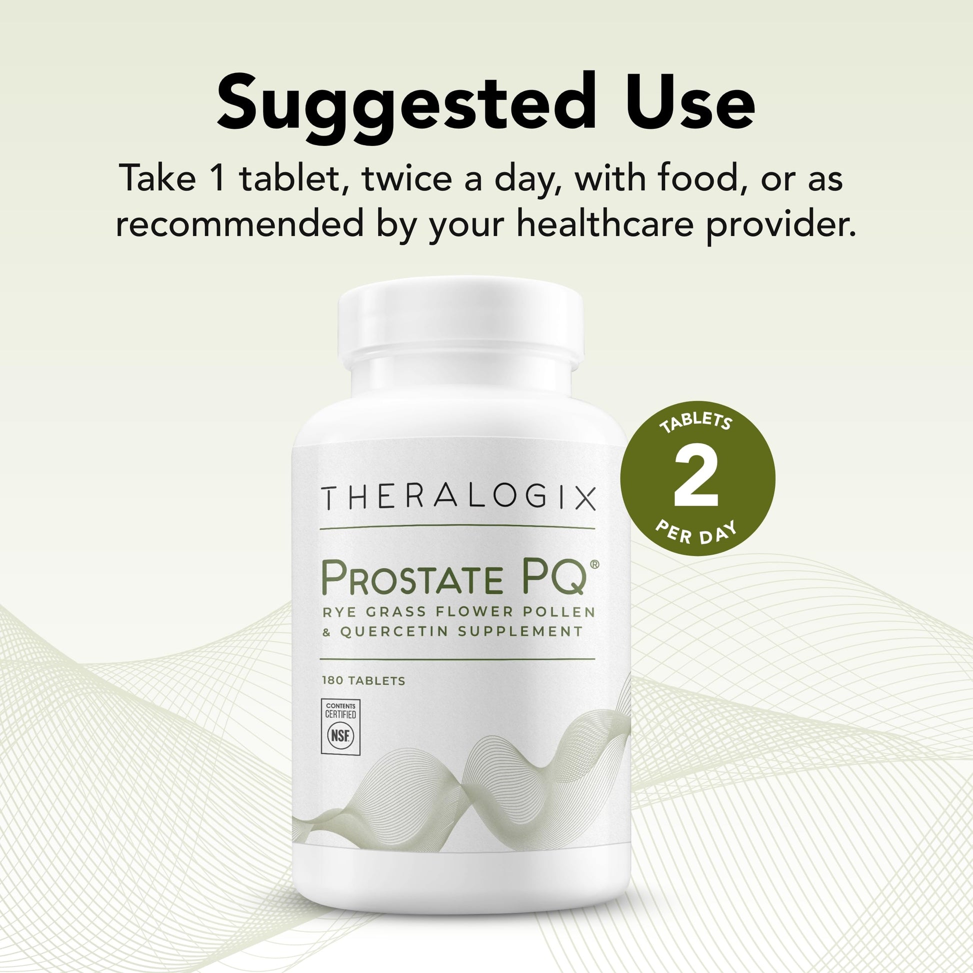 Theralogix Prostate PQ - Rye Grass Pollen Extract & Quercetin Supplement - 90-Day TheralogixBuy Supplements Australia