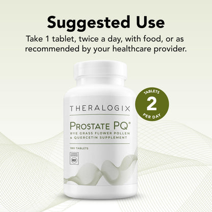 Theralogix Prostate PQ - Rye Grass Pollen Extract & Quercetin Supplement - 90-Day TheralogixBuy Supplements Australia