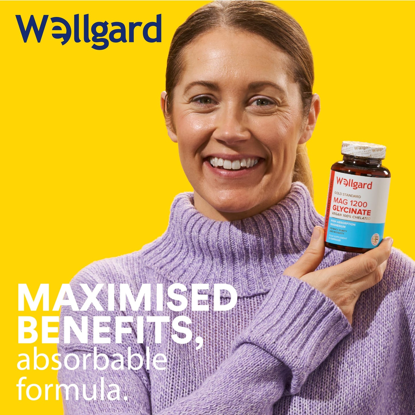 Wellgard Magnesium Glycinate, Mag 1200, High Strength Magnesium Bisglycinate WellgardBuy Supplements Australia