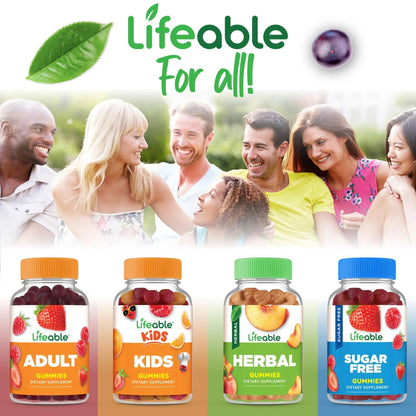 Lifeable Sugar Free Womens Multivitamin Gummy | with Iron and 18 Essential Vitamins and Minerals | Great Tasting Multivitamin Lifeable