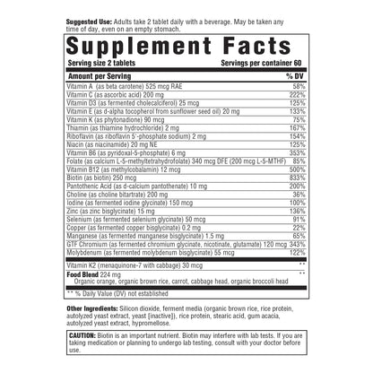 Innate Response Formulas Men’s 40+ Multivitamin - Daily Multivitamin for Men 40 and Over - Iron-Free - Includes Vitamins B12, B6, and D3 Innate Response Formulas