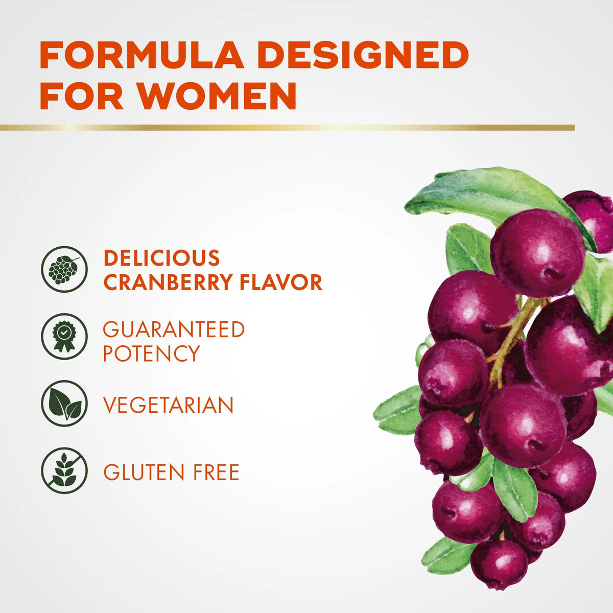 Align Probiotic, Women's Dualbiotic, Womens Probiotic Gummies, Prebiotics and Probiotics for Women, with Cranberry for Urinary Tract Health*, Cranberry Flavor, 90 Gummies AlignBuy Supplements Australia