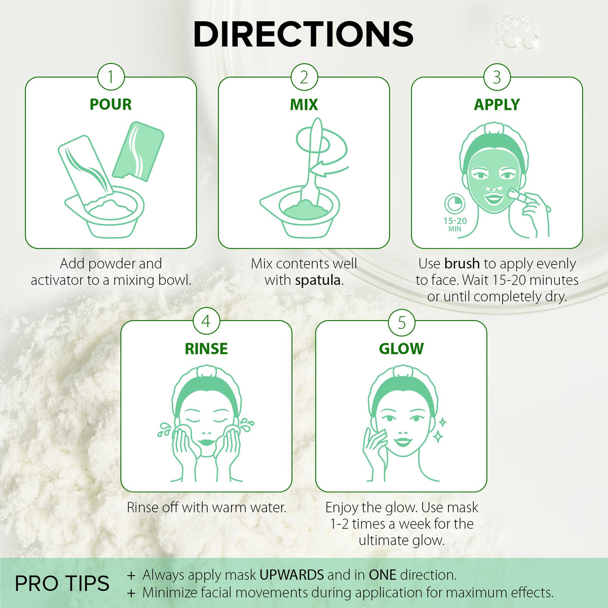 Ebanel Collagen Peptides Wash-Off Face Mask Set, 8 Pack Instant Skin Tightening and Lifting Masks, Brightening Face Mask with Niacinamide, Glutathione, Hyaluronic Acid, Vitamin C, Cica, B5, Albumen Ebanel buy supplements Au