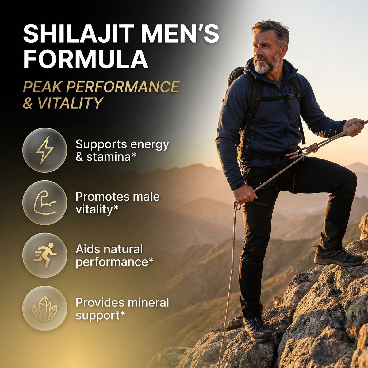 Clean Nutraceuticals Shilajit Supplement for Men with Sea Moss, Tongkat Ali, Ashwagandha, Boron, Zinc, CoQ10, PQQ - Fulvic Acid Capsules - Energy Support - 90 Count - Resin, Gummy & Powder Alternative Clean NutraceuticalsBuy Supplements Australia