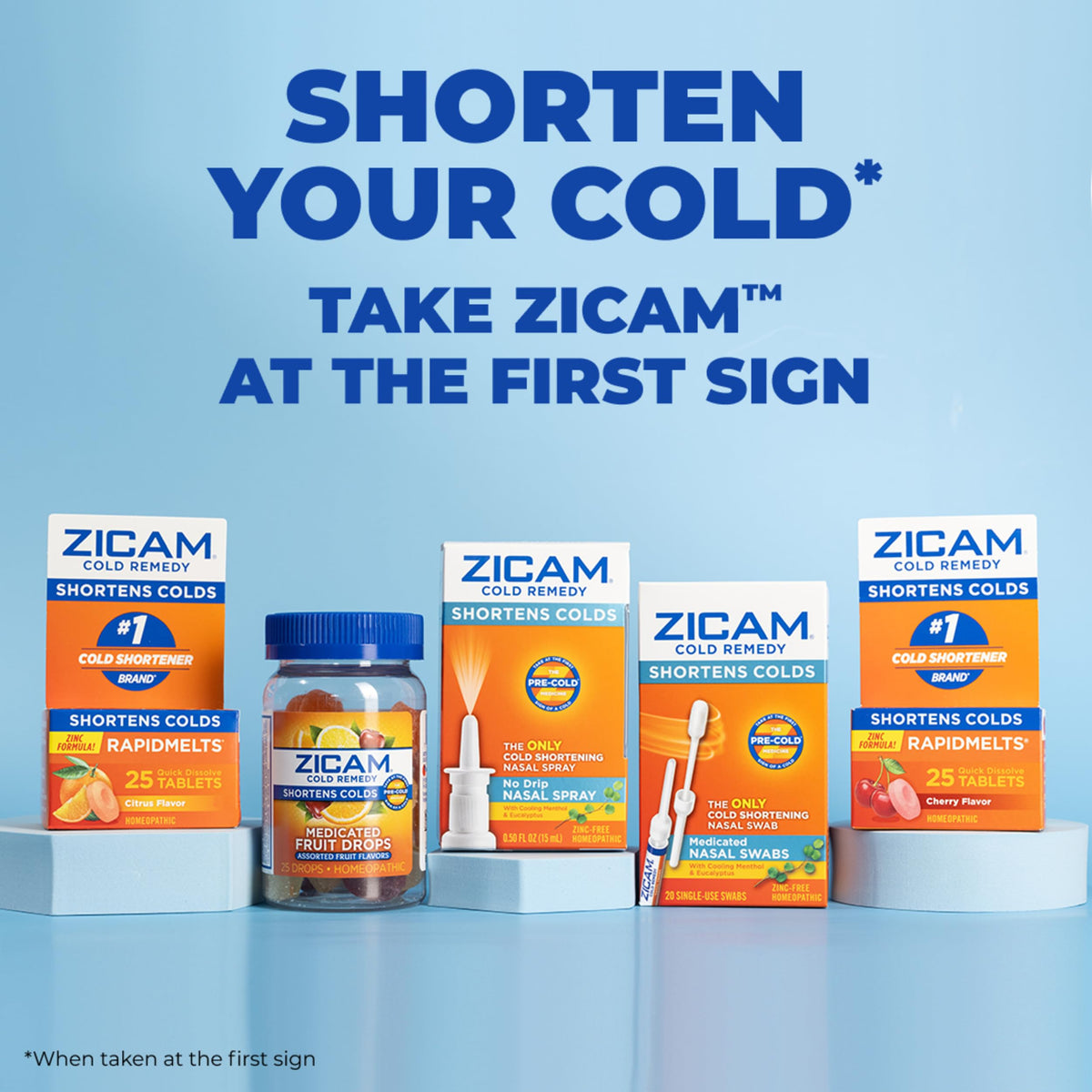 Zicam Cold Remedy No-Drip Nasal Spray with Cooling Menthol & Eucalyptus, Homeopathic, Zinc-Free, Pre-Cold Medicine, Shortens Cold Duration, 0.5 Ounce Zicam buy supplements Au