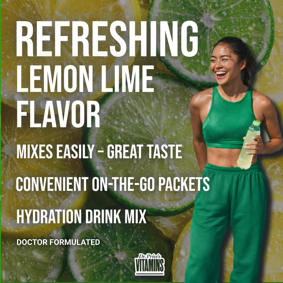 Dr. Price’s Electrolytes Powder Packets – Lemon Lime, 30 Packs | Sugar Free Electrolytes | Hydration Drink Mix, 72+ Trace Minerals, Manganese | Keto Electrolytes, Vegan, Doctor-Formulated, Made in USA Dr. Price's Vitamins buy supplements Au