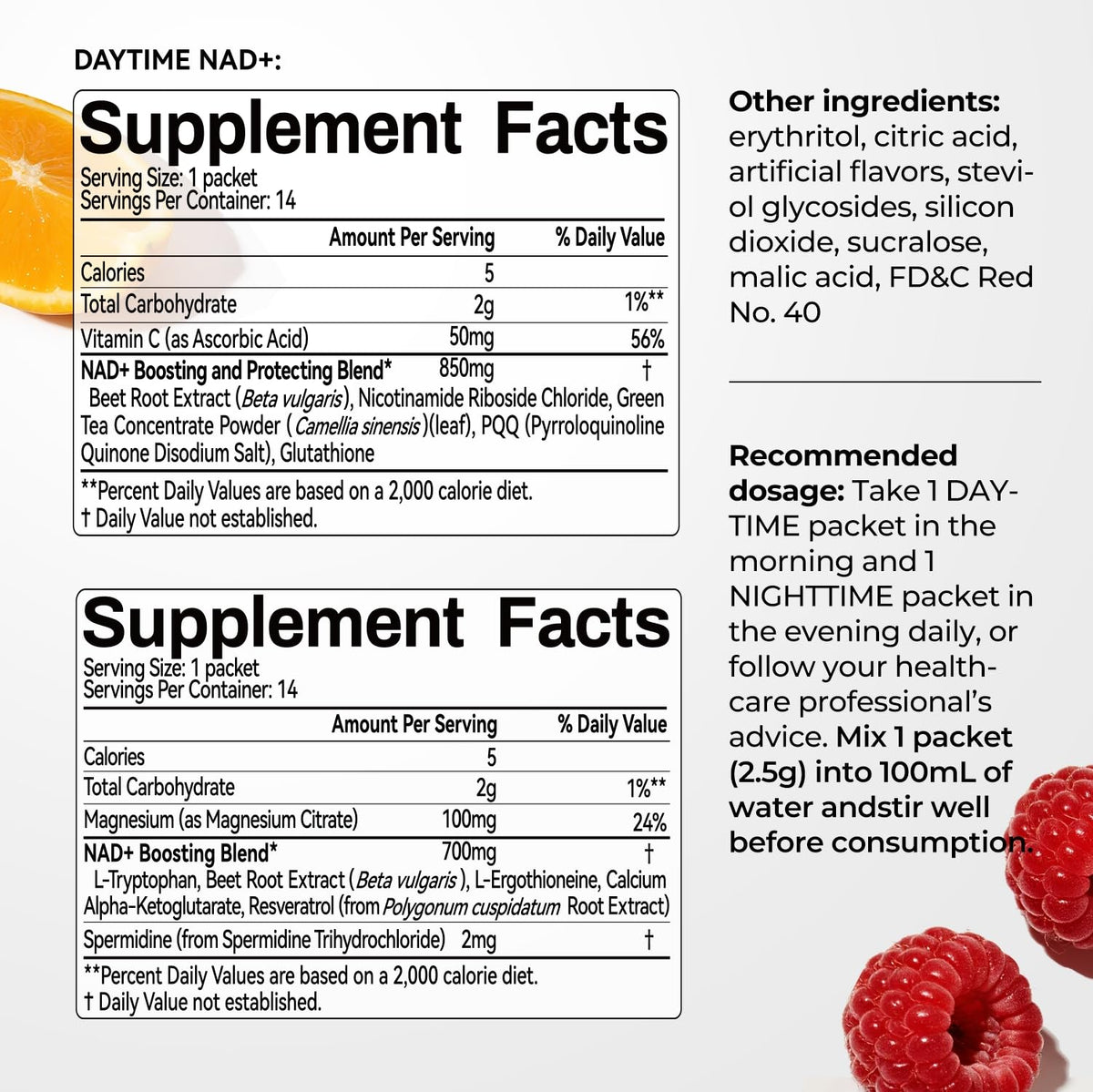 OxyEnergy NAD Supplement 1550 mg-Daytime Nicotinamide Riboside + Nighttime L-Tryptophan with Resveratrol, Glutathione, PQQ, 24-Hour Nonstop Energy, Anti-Aging & Cellular Renewal, 28 Packets OxyEnergyBuy Supplements Australia