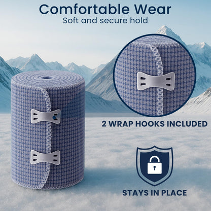 Dr Pat's Ice Tape (4 Pack) - Cooling Bandage Wrap Athletic Tape - Compression Instant Cold Compress Wrap with Menthol - Elastic, Athletic for Sore Muscles, Pain Relief Now, Swelling, Recovery, Sports Dr. Pat's buy supplements Au
