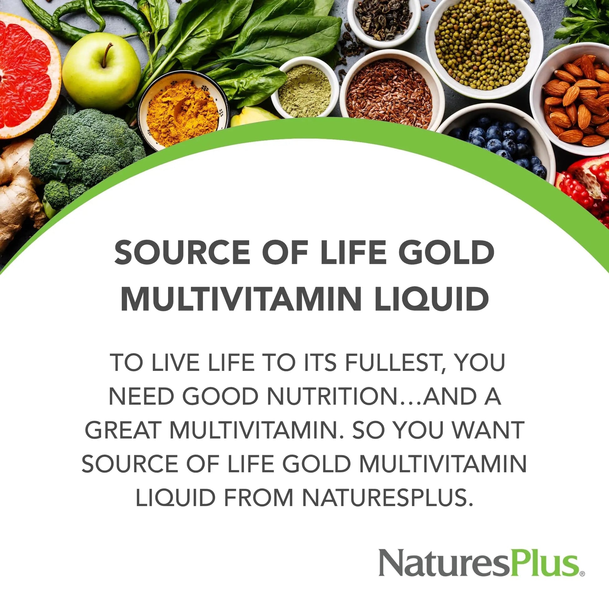 NaturesPlus Source of Life Gold Multivitamin Liquid 30 oz Supports Energy Production, Healthy Immune System & Well-Being Includes Vitamins D3, B12, K2 NaturesPlusBuy Supplements Australia