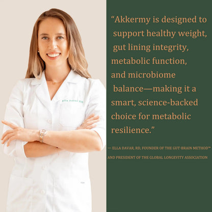 Akkermansia Probiotic for Appetite Suppressant & Craving Control | Increases GLP-1 for Weight Loss | 60 Day Supply | Made in USA | Bacillus Coagulans, B2, D3 & Chromium | SIBO Friendly, Vegan AkkermyBuy Supplements Australia