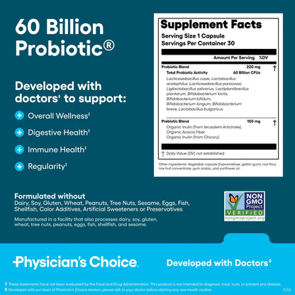 Physician's CHOICE Gut Guardian Bundle: Advanced Bloating & Digestion Support with 60 Billion Probiotic, Digestive Enzymes & Bloat + Gas Probiotic - Daily Gut Health Support for Women and Men Physician's CHOICEBuy Supplements Australia