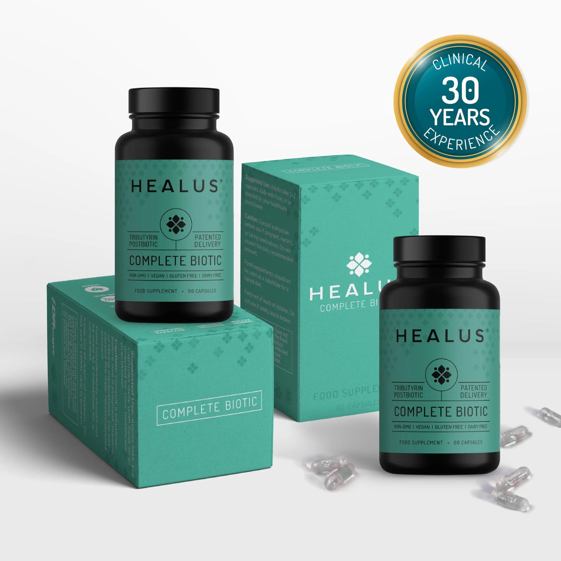 Healus Complete Biotic - Postbiotic Tributyrin Supplement - Postbiotics for Gut Health - Butyrate Gut Health Supplement HealusBuy Supplements Australia
