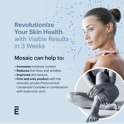 ELYSIUM Mosaic - Hyaluronic Acid Supplement - Clinically Proven - Fights Fine Lines & Skin Aging - Collagen Supplement - 30-Day Supply (Vegan Softgels) ELYSIUMBuy Supplements Australia