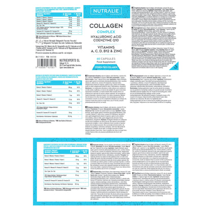 Collagen + Hyaluronic Acid + Q10 Hydrolysed Collagen Women Men + Vitamins A C D B12 Zinc NUTRALIEBuy Supplements Australia
