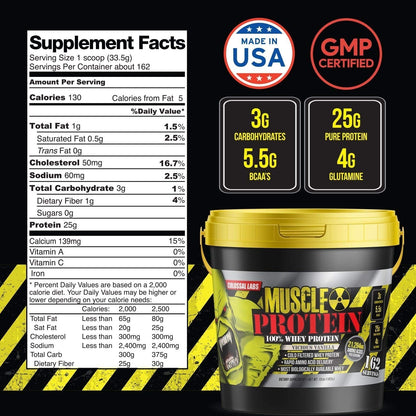 Colossal Labs Whey Protein Blend [12 Pounds/Pack of 1]–Vicious Vanilla, Cold Filtered COLOSSAL LABSBuy Supplements Australia