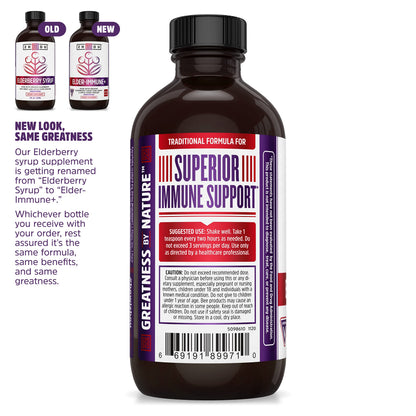 Zhou Nutrition Elderberry Syrup, Immune System Booster with Organic Elderberry Syrup Zhou NutritionBuy Supplements Australia