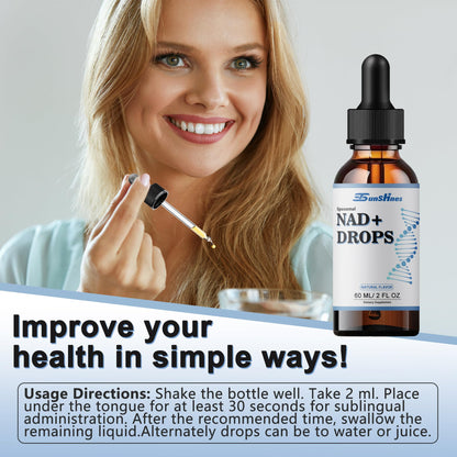 tsunshnes Liposomal NAD+800mg, NAD+ Supplement Drops - NMN or Nicotinamide Riboside Alternative, Healthy Aging Energy Metabolism and Vitality, NAD Liquid Supplement for Maximum Absorption tsunshnesBuy Supplements Australia