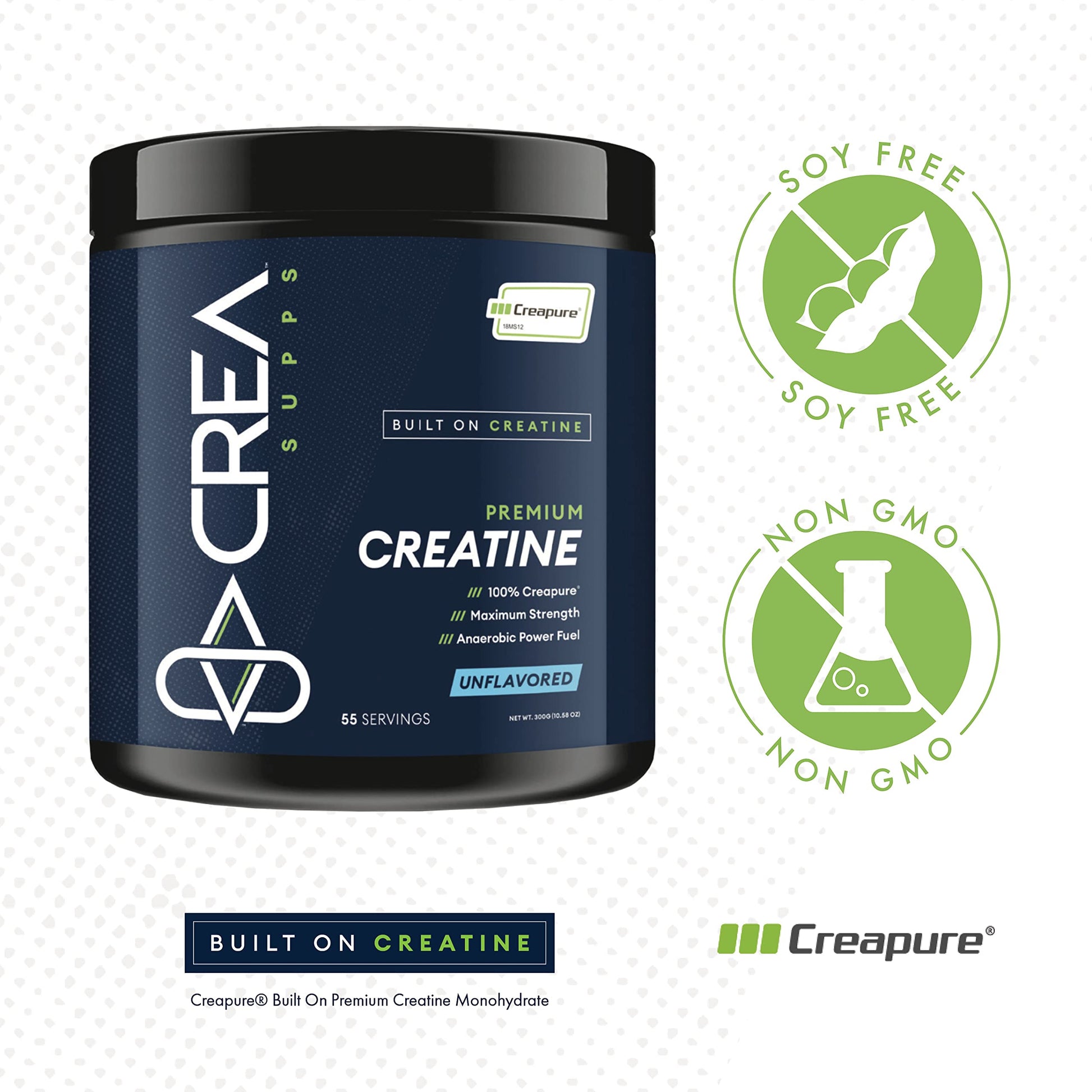 CREA SUPPS Premium Creapure Creatine Monohydrate Powder | Pure, Vegan, Keto CREA SUPPSBuy Supplements Australia