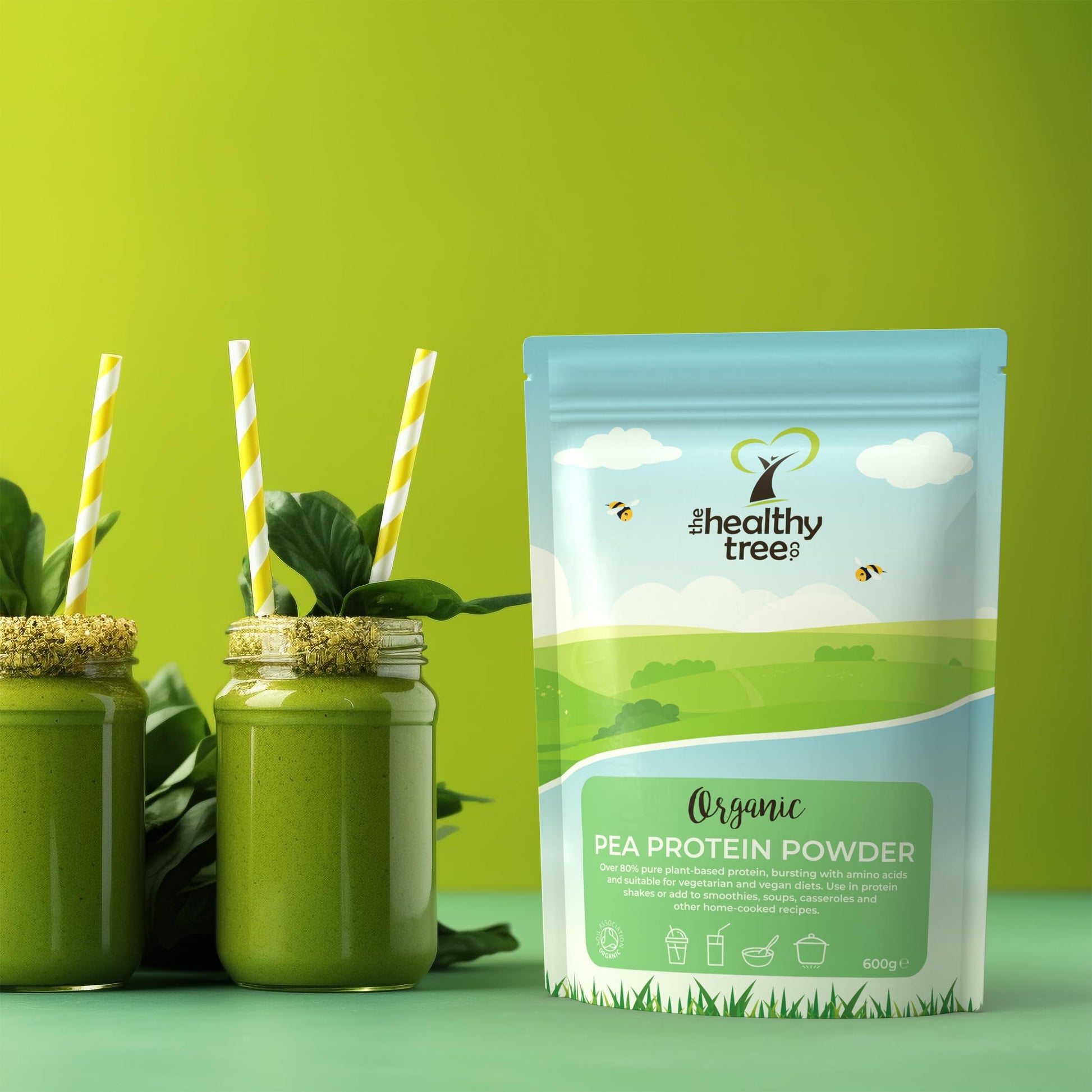 Organic Pea Protein Powder - European Vegan Protein Powder by TheHealthyTree Company TheHealthyTree CompanyBuy Supplements Australia