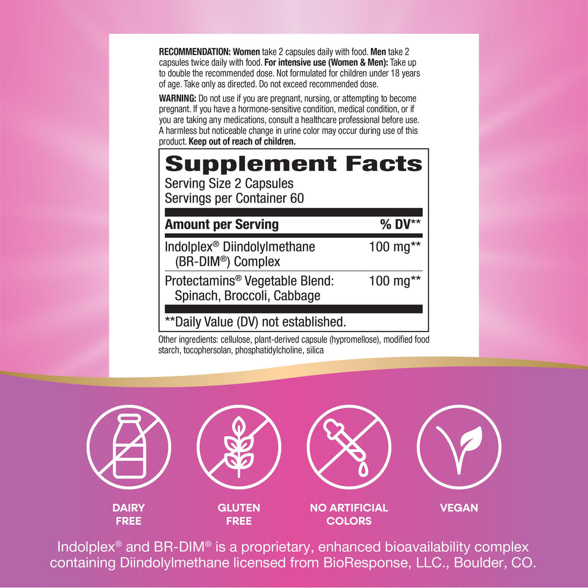 Nature's Way DIM-Plus, DIM Supplement, Supports Balanced Estrogen Metabolism*, Supports Estrogen Hormone Balance*, Diindolylmethane, 120 Vegan Capsules Nature's WayBuy Supplements Australia