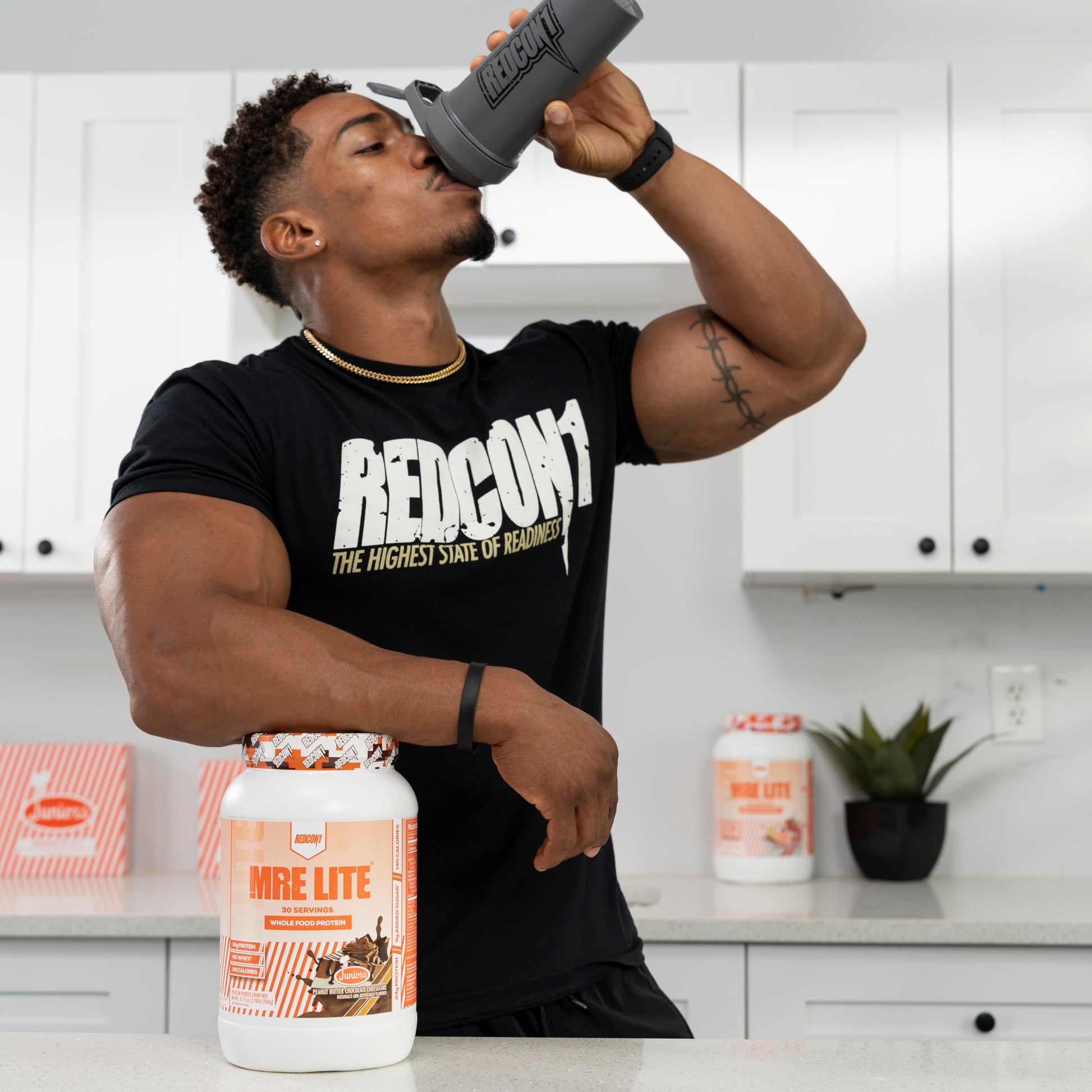 REDCON1 MRE Lite Whole Food Protein Powder, Juniors, Peanut Butter Chocolate REDCON1Buy Supplements Australia