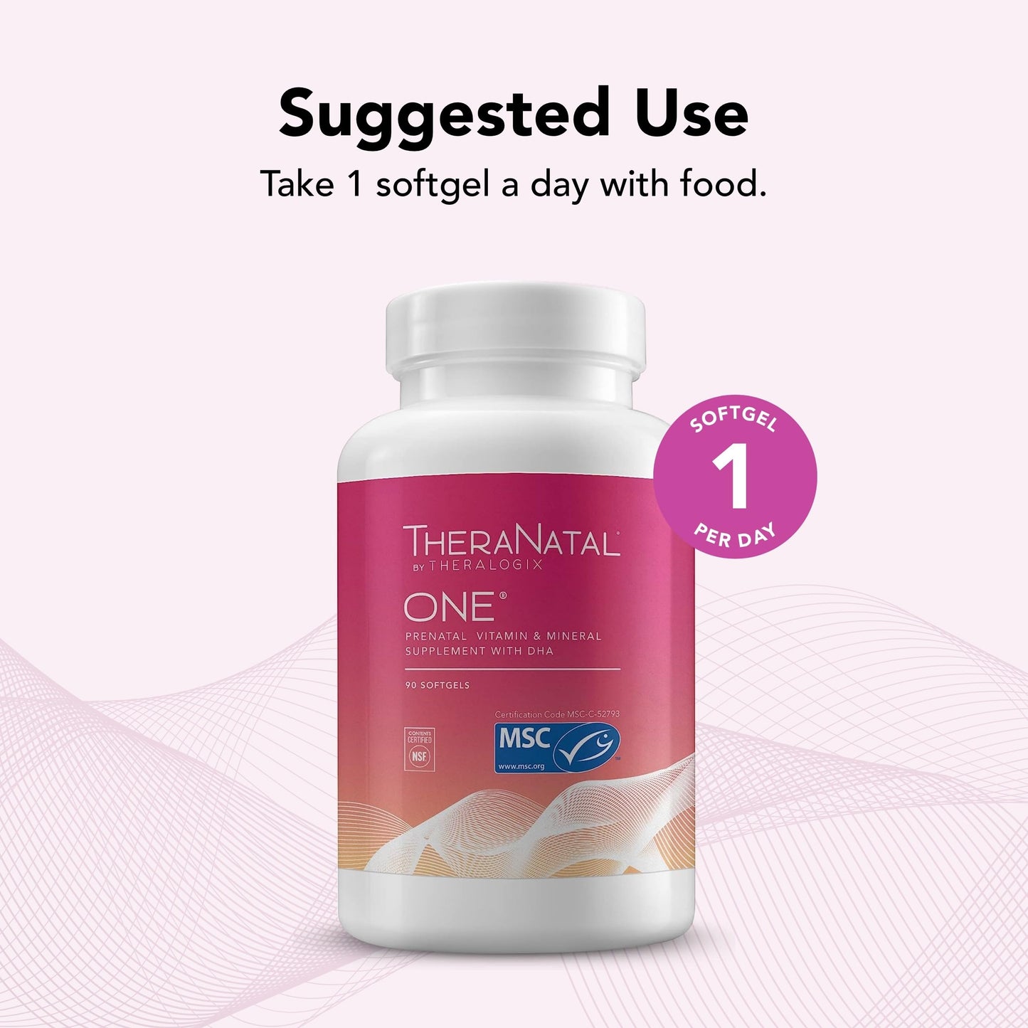 Theralogix TheraNatal One Prenatal Vitamin - 90-Day Supply - Prenatal Multivitamin TheralogixBuy Supplements Australia