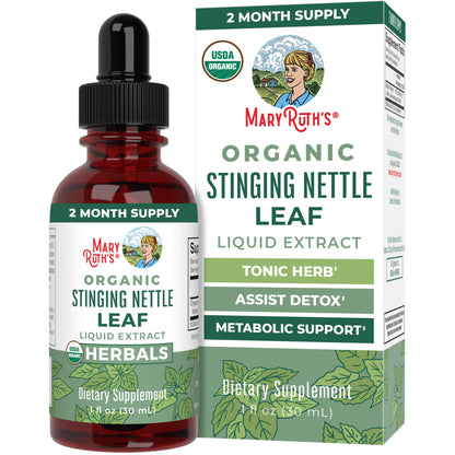 MaryRuth Organics Stinging Nettle Leaf Extract | Detox Supplement Herbal Drops | USDA Organic | Vegan | Non-GMO | Gluten Free | 1 Fluid Oz MARYRUTH'SBuy Supplements Australia